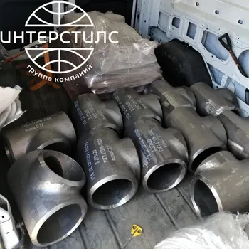 Стальной тройник равнопроходной 76 мм 10 мм 09Г2С ГОСТ 17376-2001 купить в Нукусе