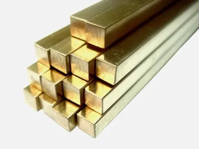 Латунный квадрат 5 мм 5 мм Л63 ГОСТ 2060-2006 купить в Нукусе